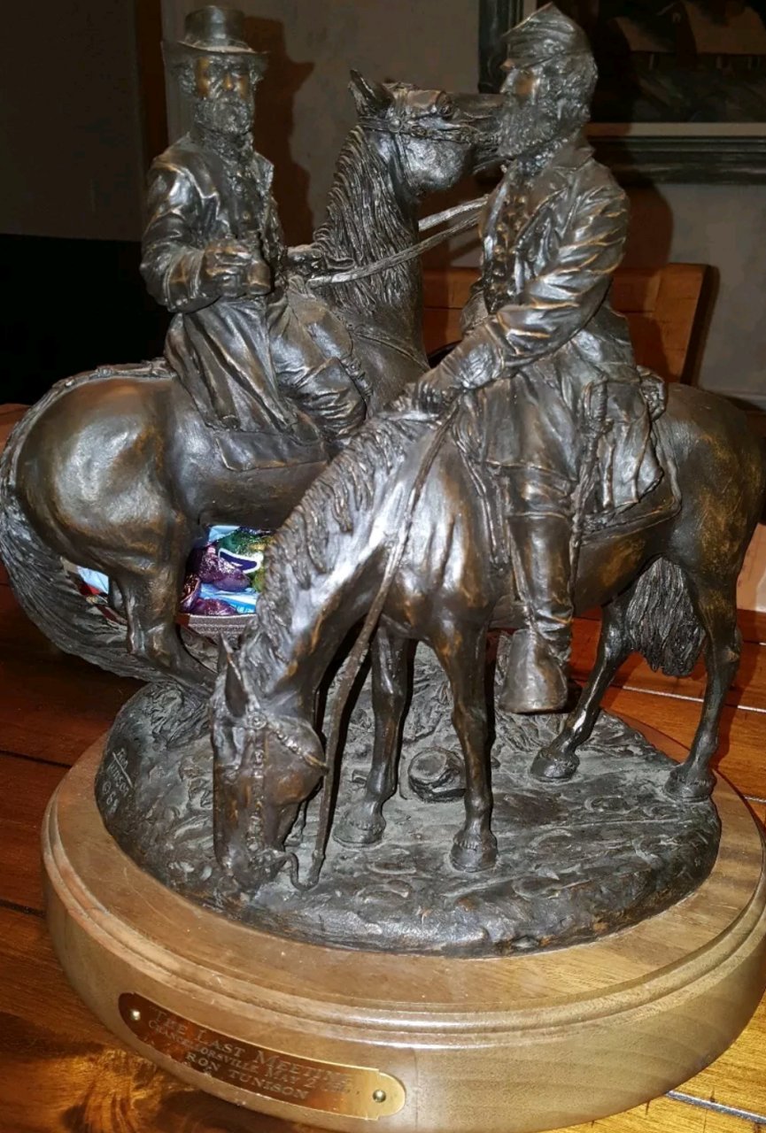 Ron Tunison The Last Meeting Statue | American Civil War Forum