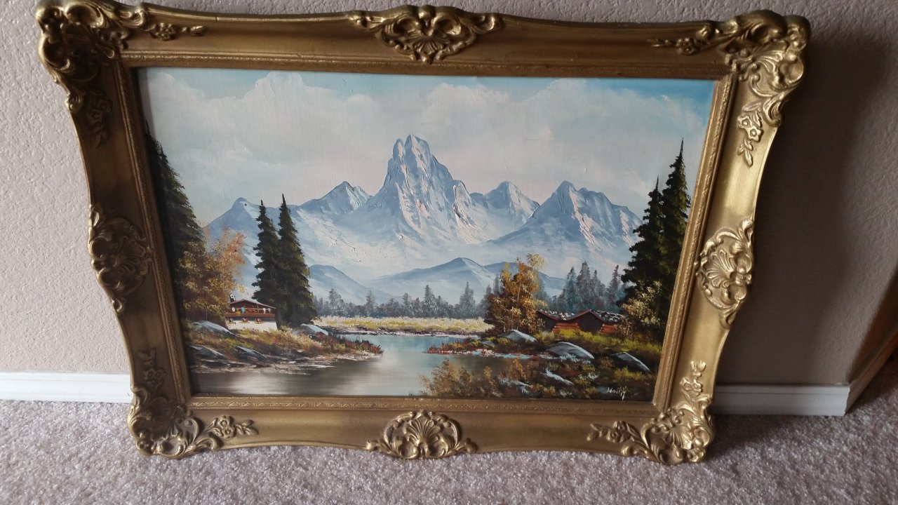 I Have This Oil Painting And Can Not Identify The
