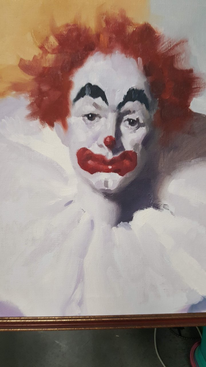 Clown Oil Painting | Artifact Collectors