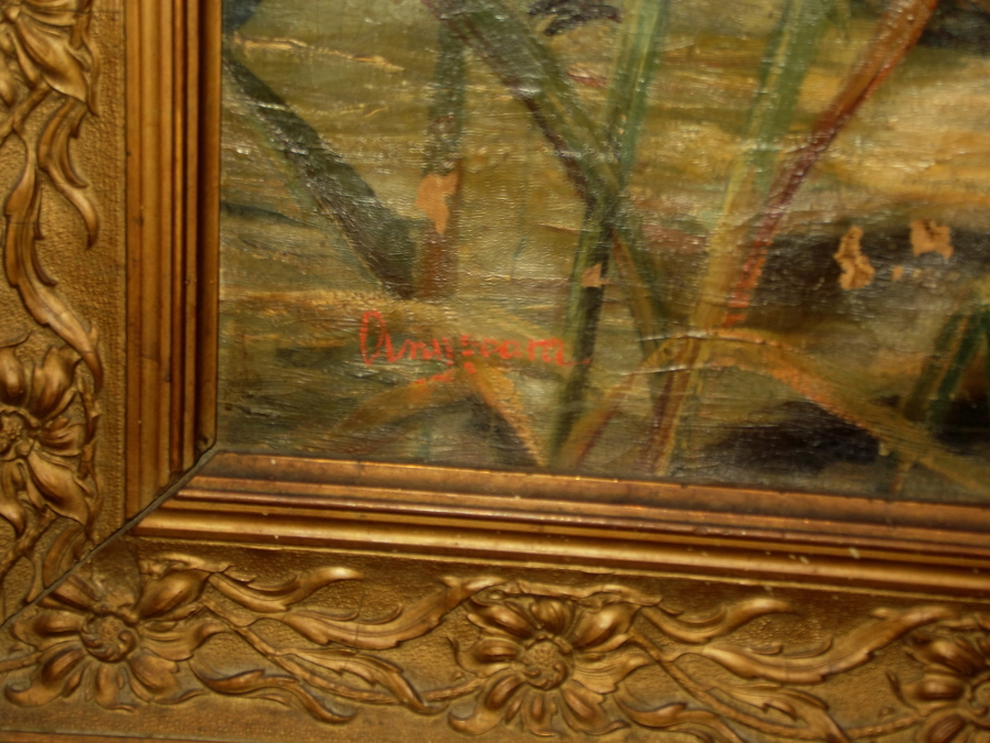 Can Anyone Help Me Identify This Signature ? The Painting Is In Oil