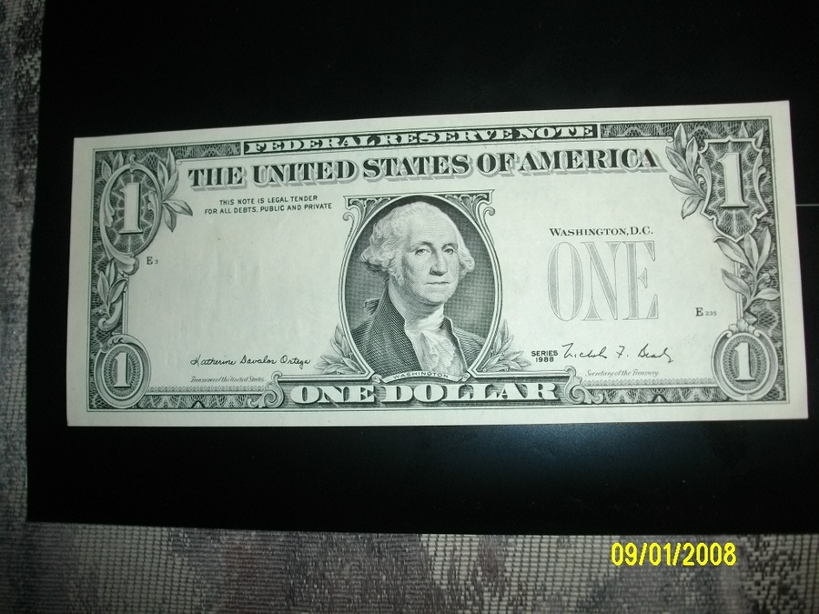 Value Of 1988 Dollar Bill Missing 3rd Print Artifact 