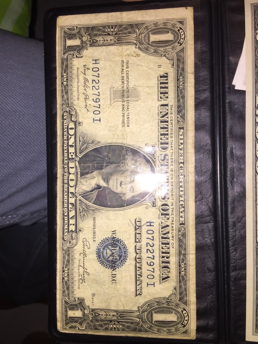 How Much Is A 1935 E Silver Certificate One Dollar Bill Worth ...