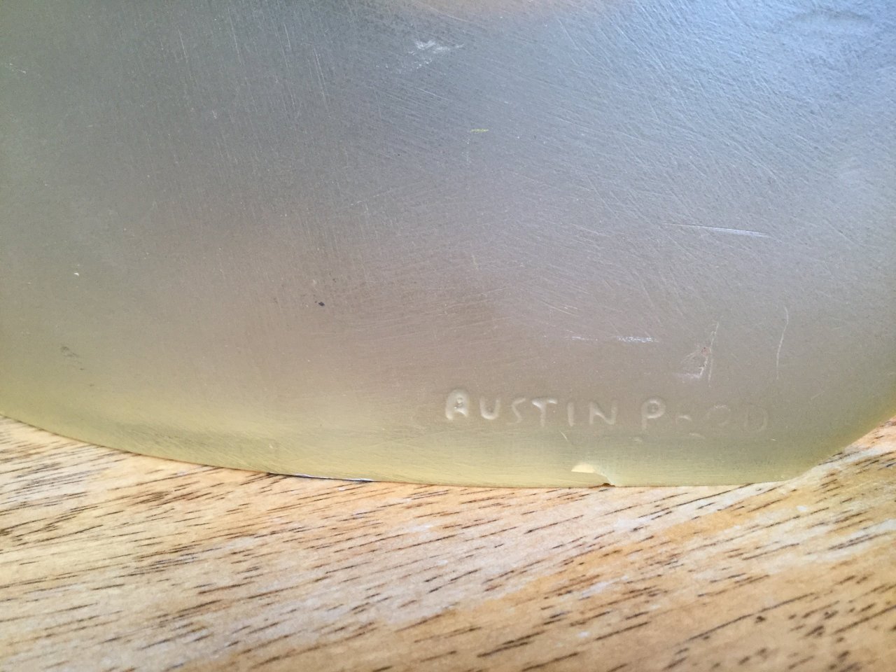Austin Prod Lucite Signed Piece | Artifact Collectors