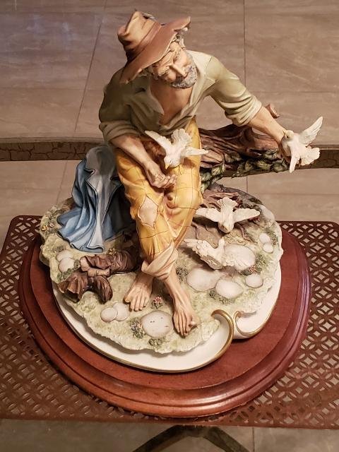 Selling My Large Signed Capodimonte Figurine Sculpture By Cortese
