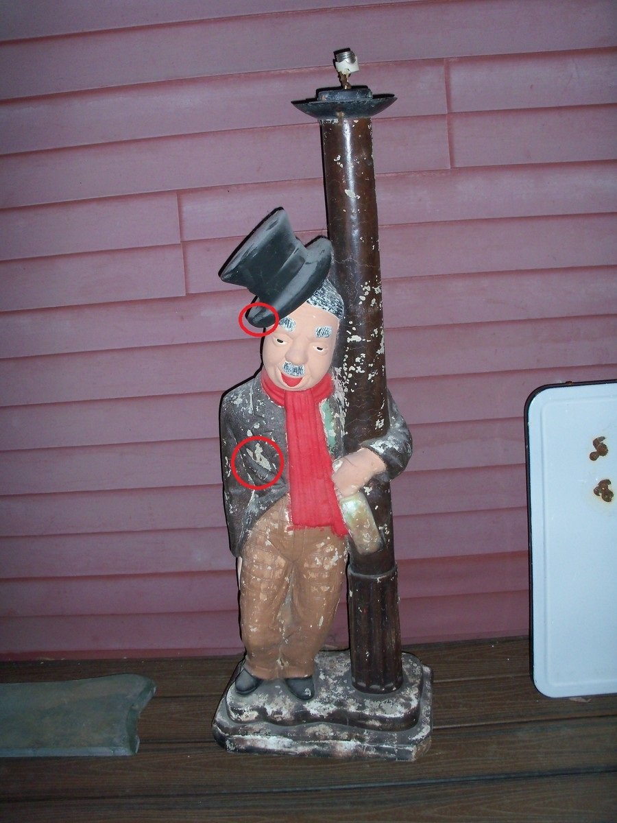I Have One Of The Charlie Chaplin Concrete Leaning Light Pole Statues, I'd ... | Charlie Chaplin ...