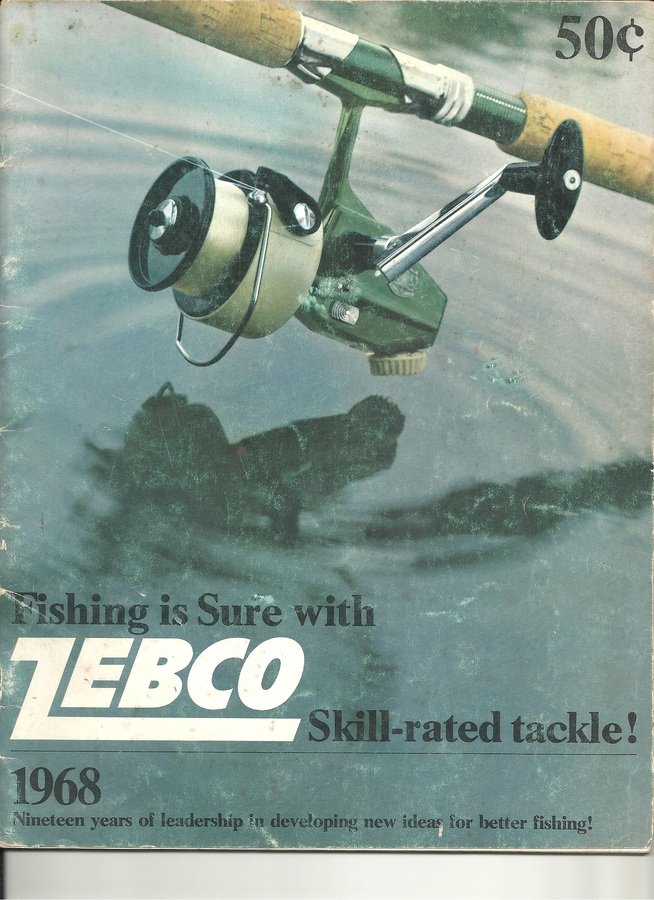 The 1968 Zebco Catalog, 40 Pgs.