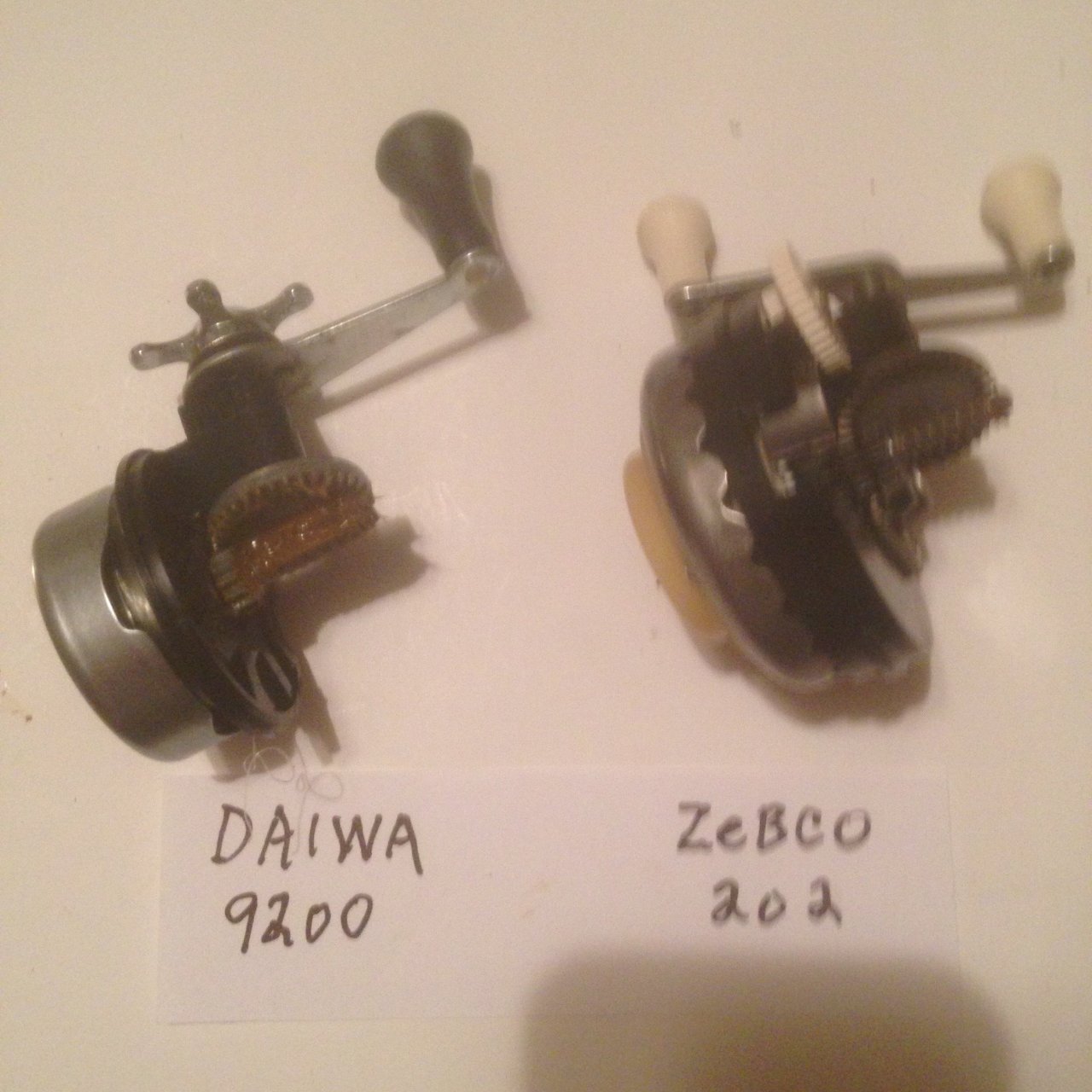 Vintage Daiwa And Zebco Spincast Reel Comparison