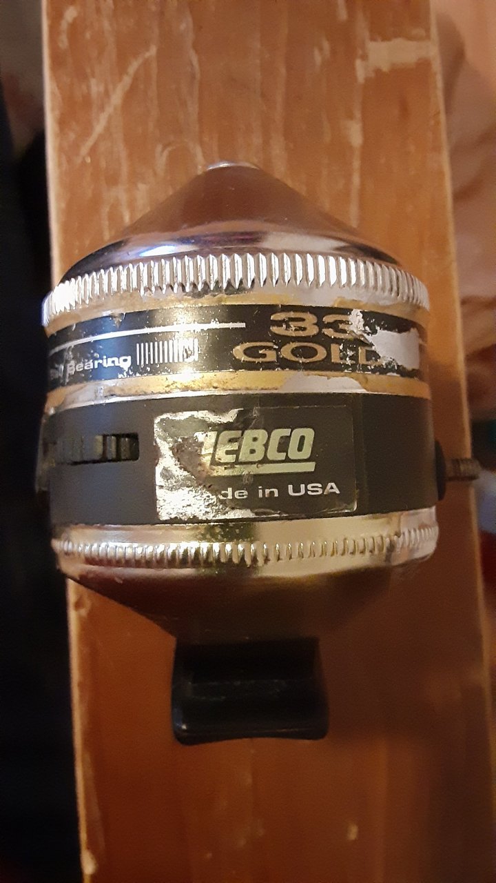Vintage Zebco 33 Gold