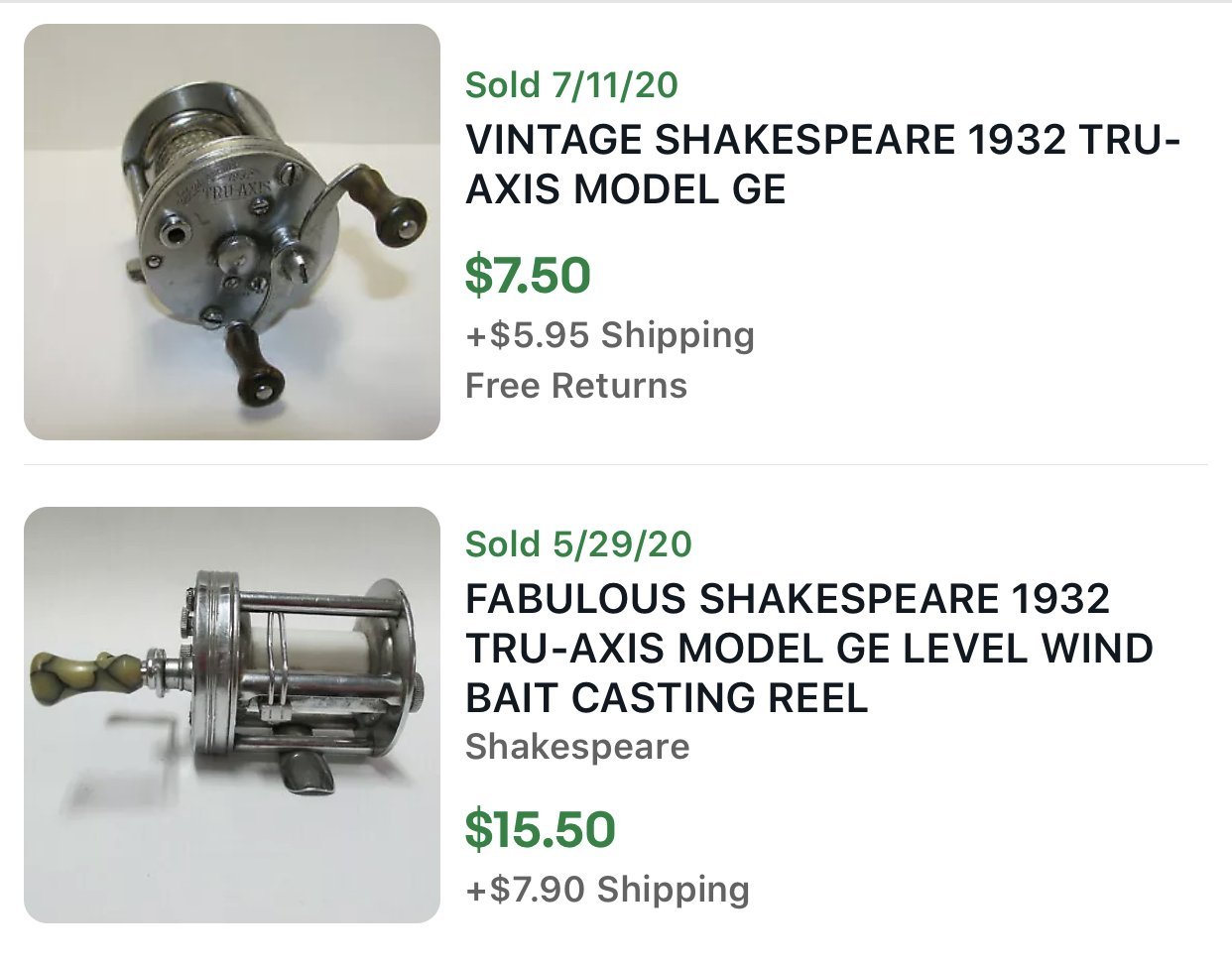 What Is My Shakespeare 1932 Tru-axis Model Ge Worth