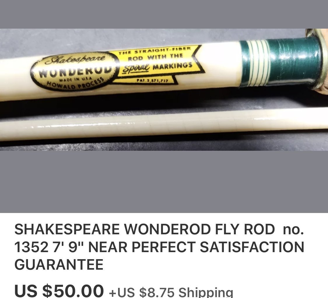 Year And Value Of Shakespeare Wonder Rod