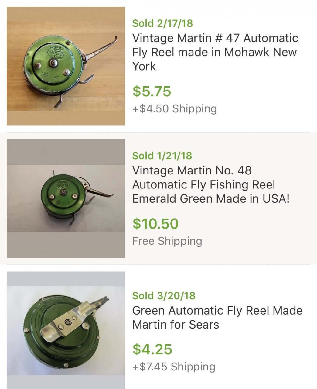 Automatic Martin Fishing Reel Model #8,48,49,and 81 What Is It Worth