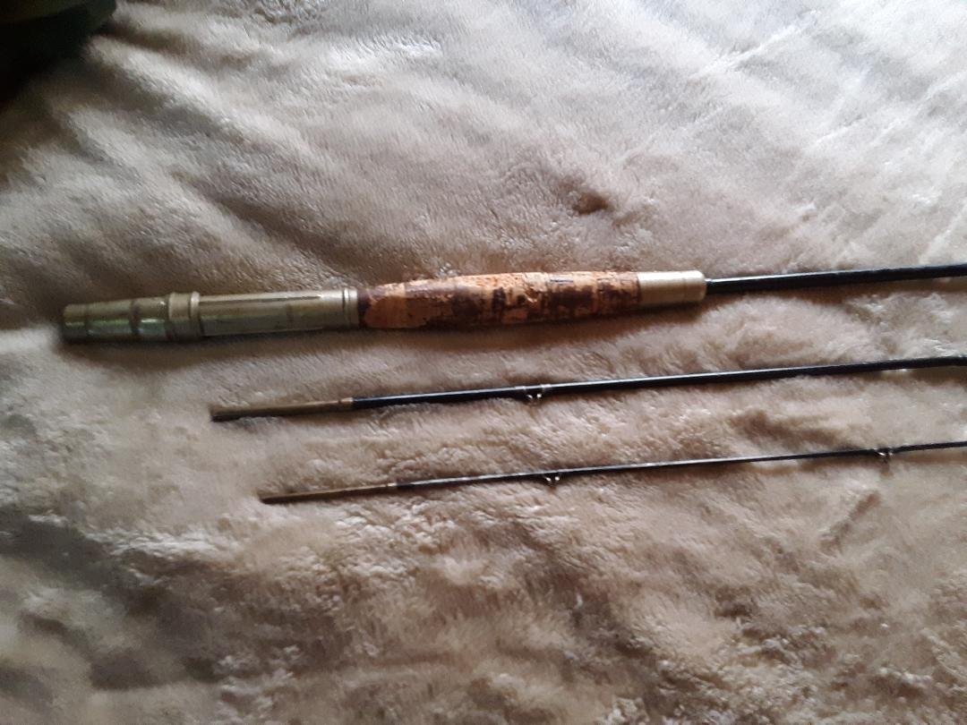 I Have An Old Winchester Flyrod About 9' Steel, Black With Brass