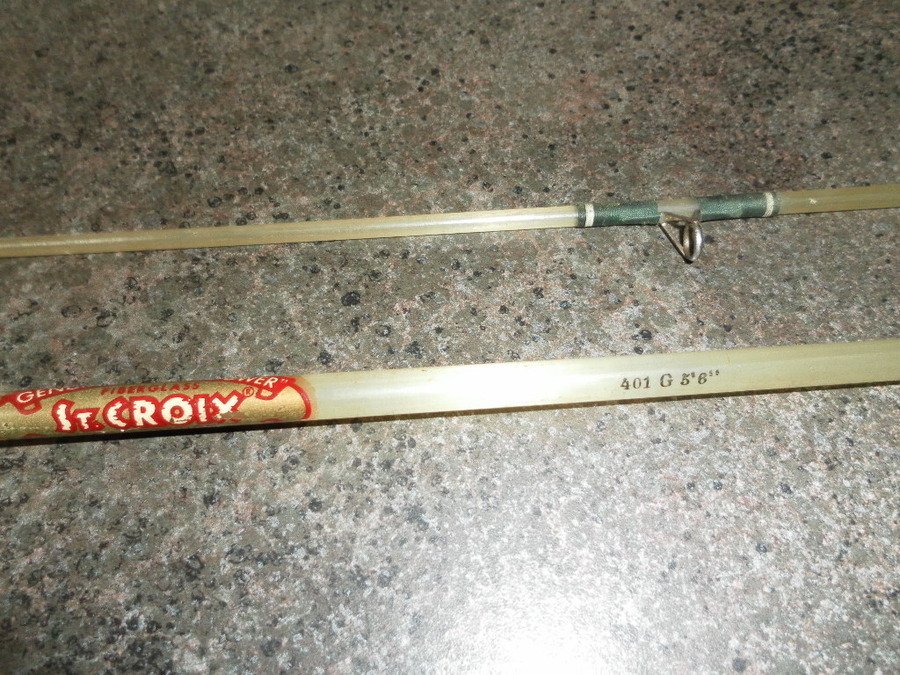 I Have An Old Fiberglass St. Croix Rod. Only Stamp Is 401 G