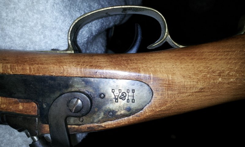 Lot - HOPKINS AND ALLEN PERCUSSION KENTUCKY RIFLE, .45 c