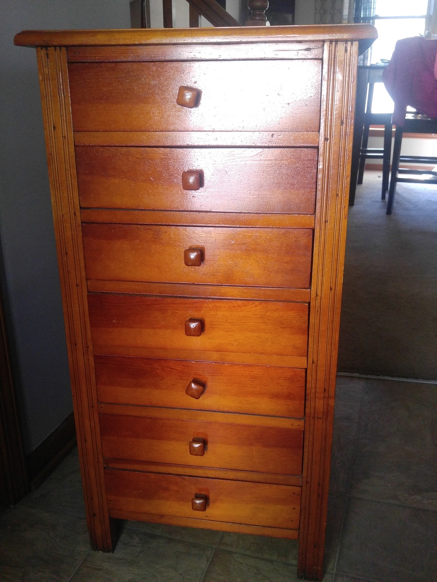 1960s Or 70s Shaker Style Lingerie Chest | My Antique Furniture Collection