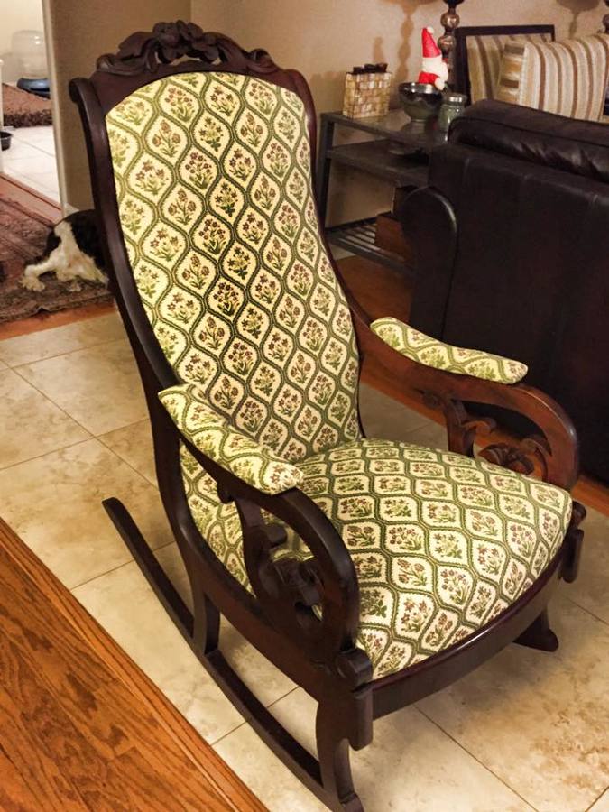 I Reupholstered A Rocking Chair For A Neighbor Can Anyone Give Us