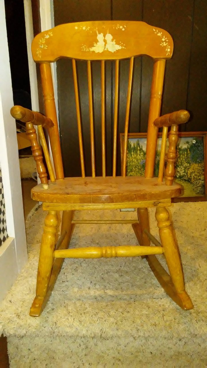 ramsdell child rocking chair