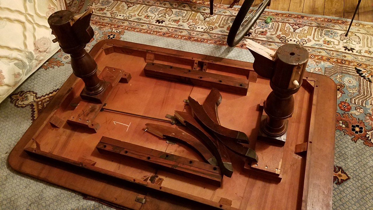 Replacement Pedestal Legs For Duncan Phyfe Table? | My Antique