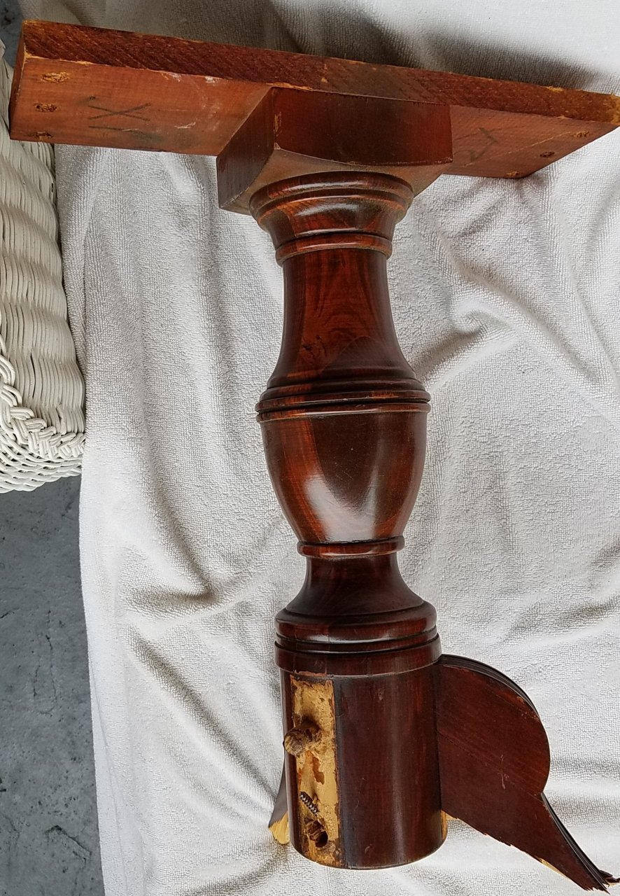 Have Replacement Pedestal Legs For Duncan Phyfe Dining Table? | My