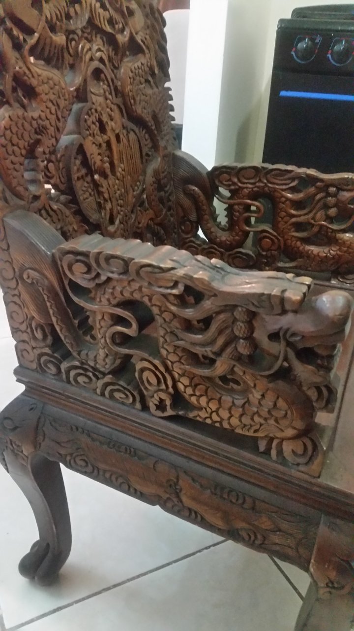 Antique Dragon Carved Dining Table | My Antique Furniture Collection