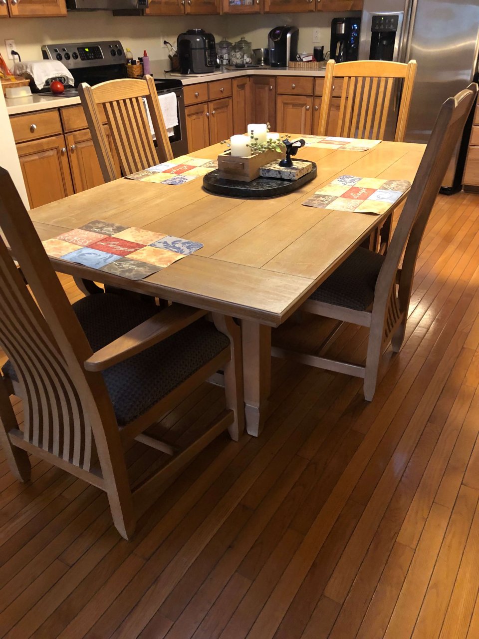 Ethan Allen American Artisan Dining Table And Chairs | My Antique