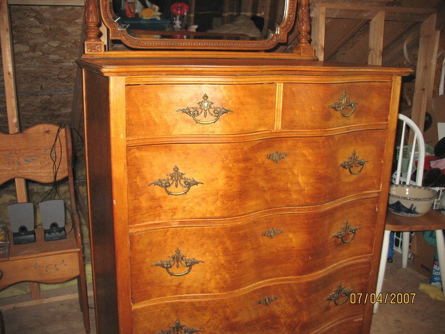 I Have A Birdseye Maple Vanity And A Large Dresser With Two
