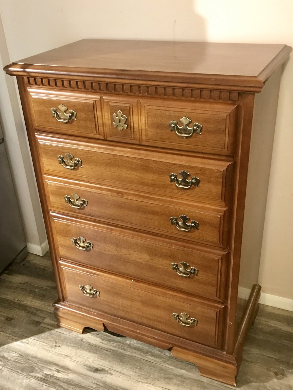 Bassett Furniture Maple Dresser Can’t Find Year Or Worth | My Antique