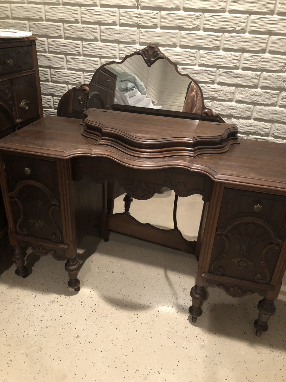 1920s Dresser And Vanity With Mirror My Antique Furniture Collection