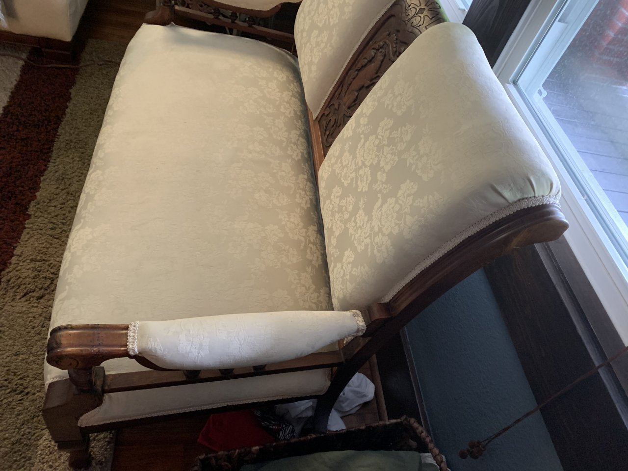 Settee Purchased In St. Louis, MO | My Antique Furniture Collection