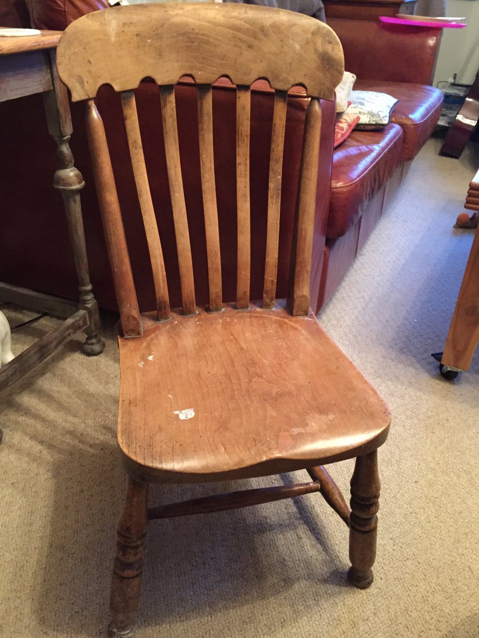 Old Solid Wooden Chair | My Antique Furniture Collection