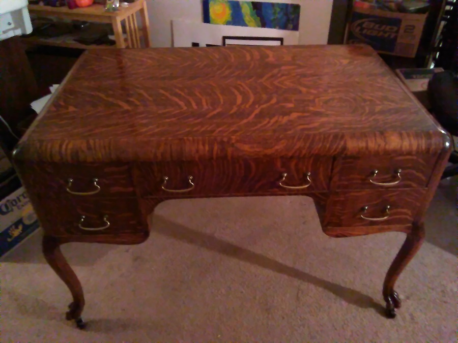 I Have An Antique Desk With A B J Co Jamestown Ny 985 Sticker In