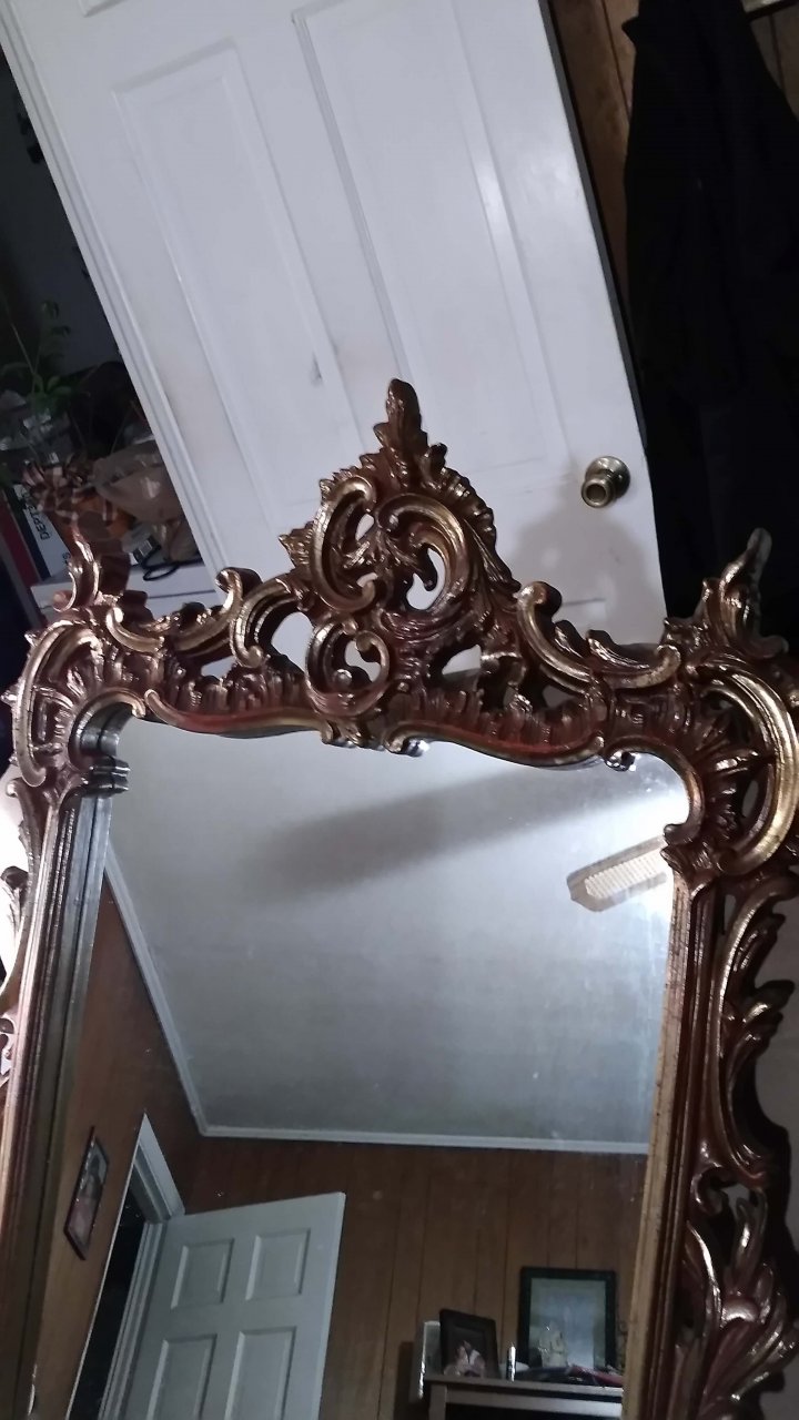 Old Wood Carolina Mirror | My Antique Furniture Collection