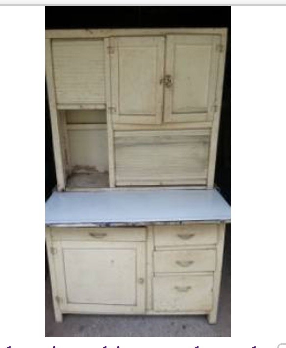 Hi I Have An Old Hoosier Style Cabinet With No Markings I Was
