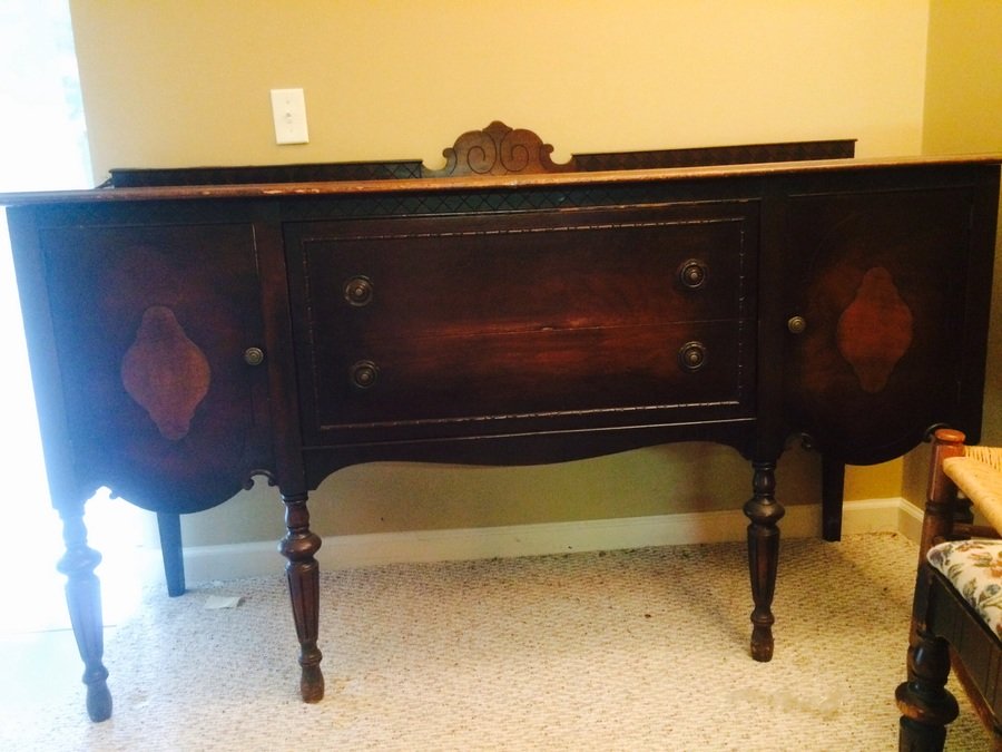 Side Buffet And Dining Room Table | My Antique Furniture Collection