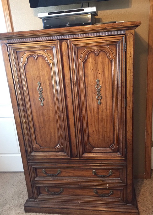 I Have An Old Armoire And Matching Dresser That I Was Wondering If