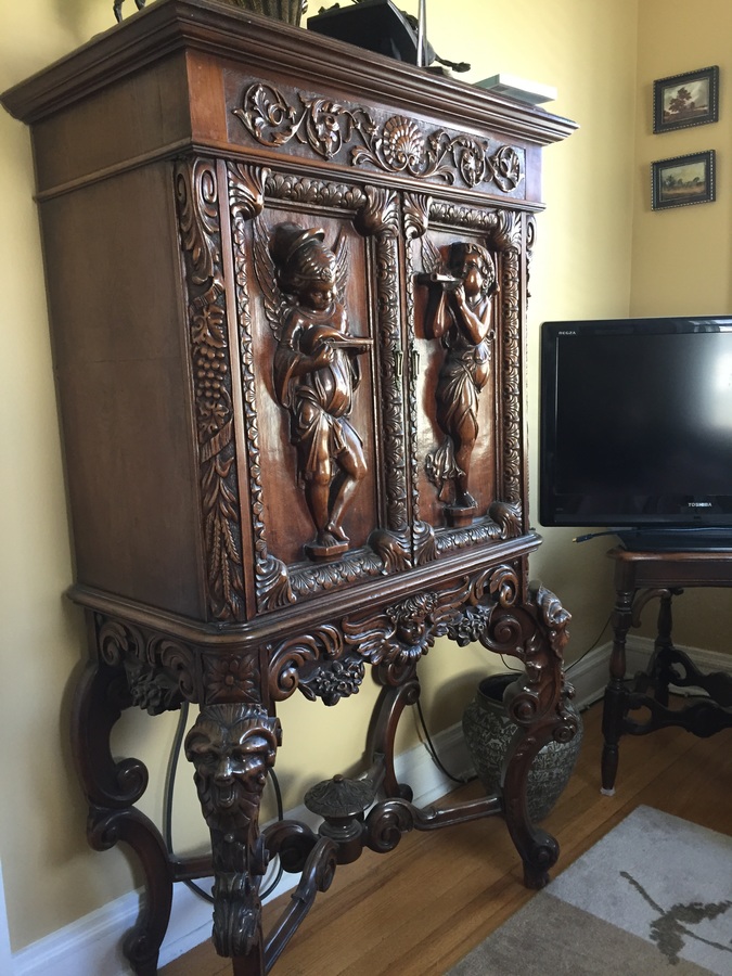 Old Liquor Cabinet Info? | My Antique Furniture Collection