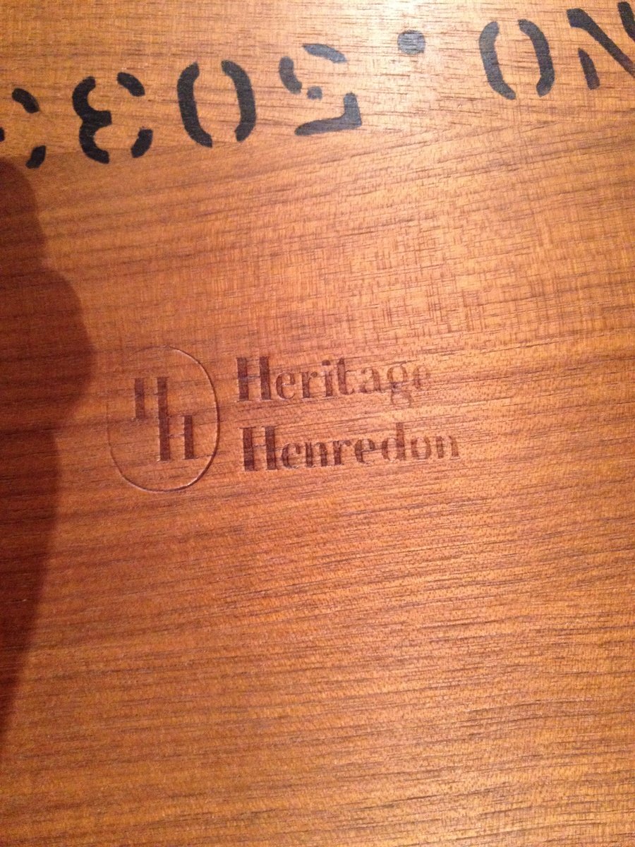 How Much Is My Heritage Henredon 1950's Danish Modern Dining Room Table ...