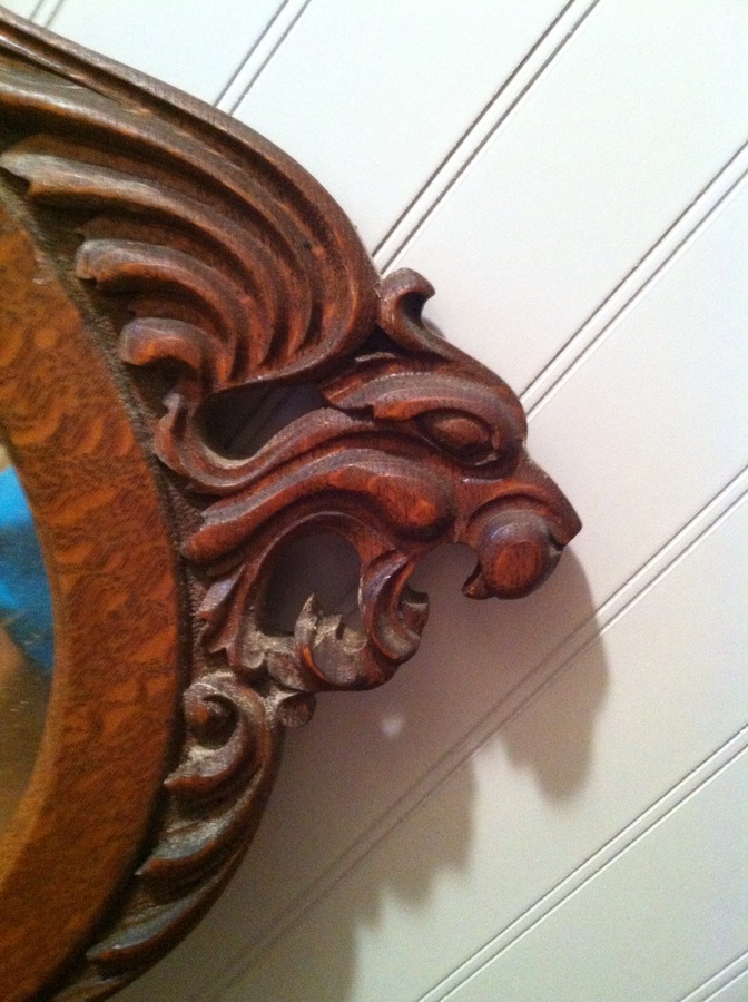 Antique Carved Lion Head Buffet/sideboard | My Antique Furniture Collection