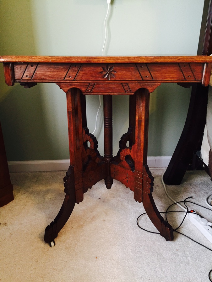 Is This An Eastlake Parlor Table? My Antique Furniture