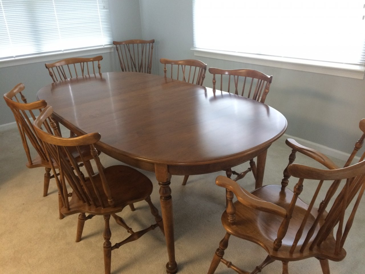 Used Ethan Allen Rectangular Dining Room Sets