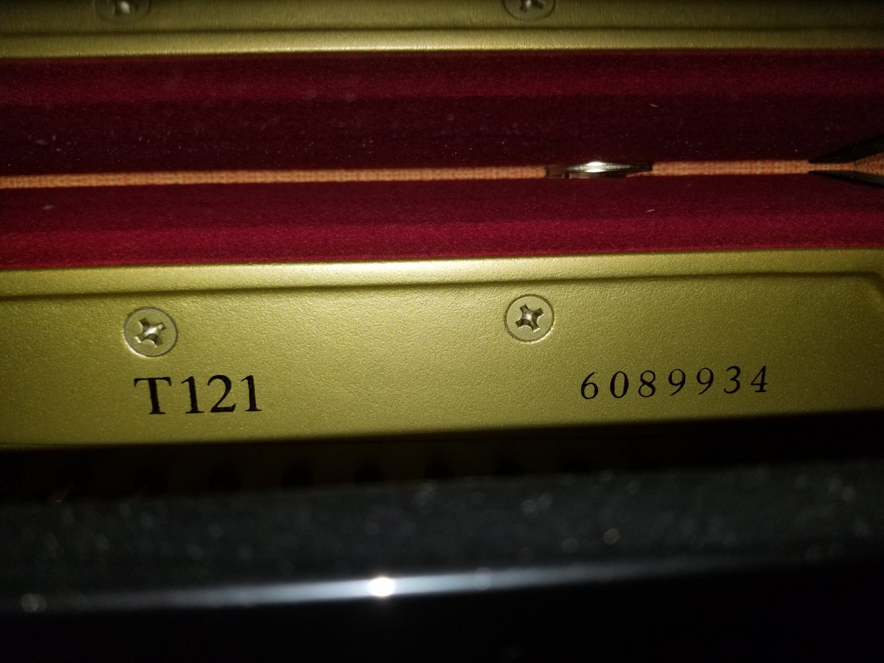 Yamaha serial number.