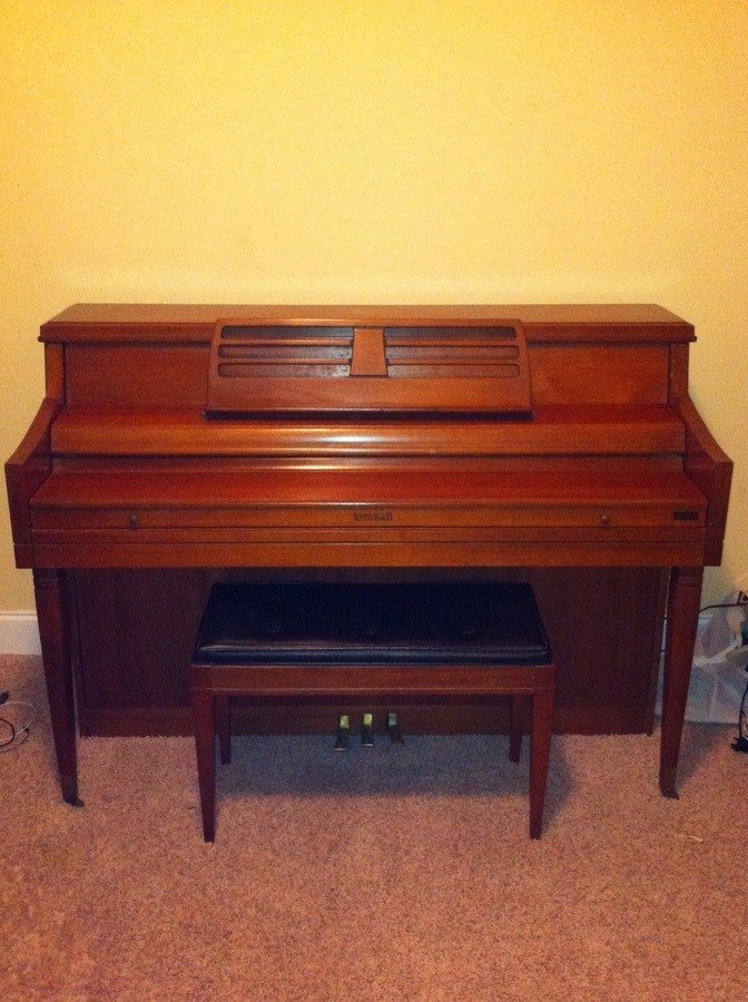 w.w. kimball baby grand piano whitney chicago