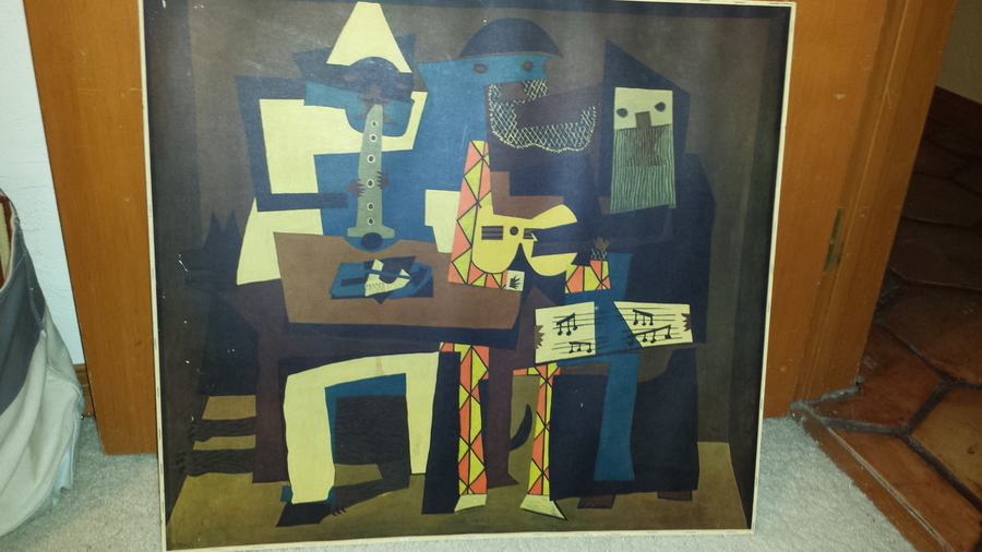 Picasso Lithograph THREE MUSICIANS | Pablo Picasso Club