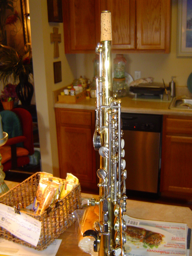 Soprano saxophone, curved bell – Lark in the Morning