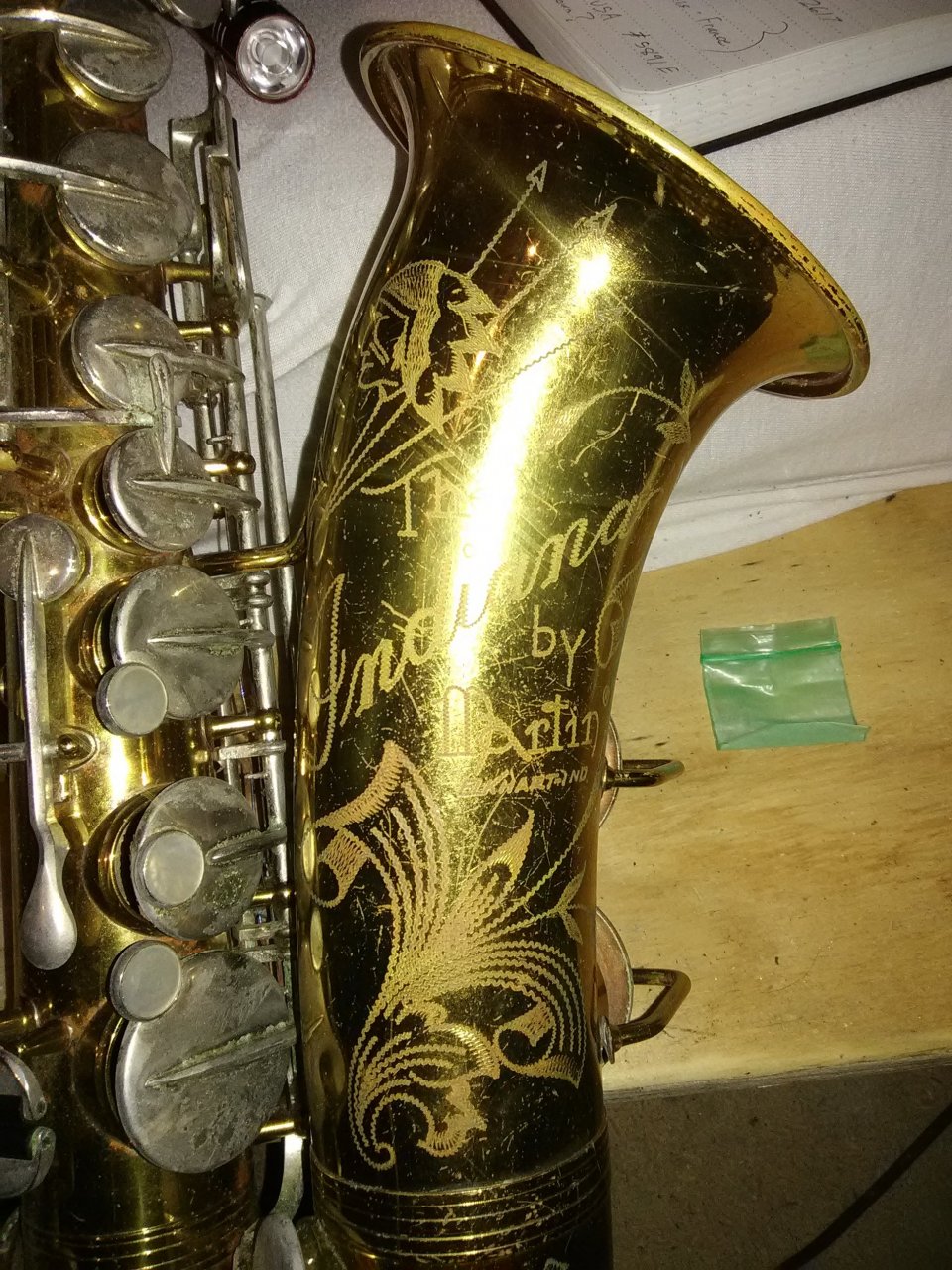 鍔 sample Withhold Indiana Martin 20's Or 50's | Saxophone People